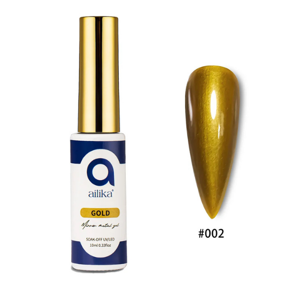 Ayna Efektli Metalik Oje Gold | Ailika Metal Mirror 10 ml
