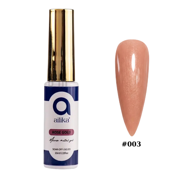 Ayna Efektli Metalik Oje Rose Gold | Ailika Metal Mirror 10 ml