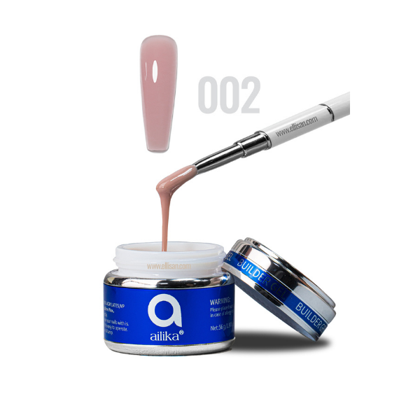 Builder Gel 002 Sıcak Şeftali Nude Protez Tırnak Jeli 56 ml | Ailika