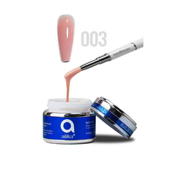 Builder Gel 003 Krem Bej Nude Protez Tırnak Jeli 56 ml | Ailika