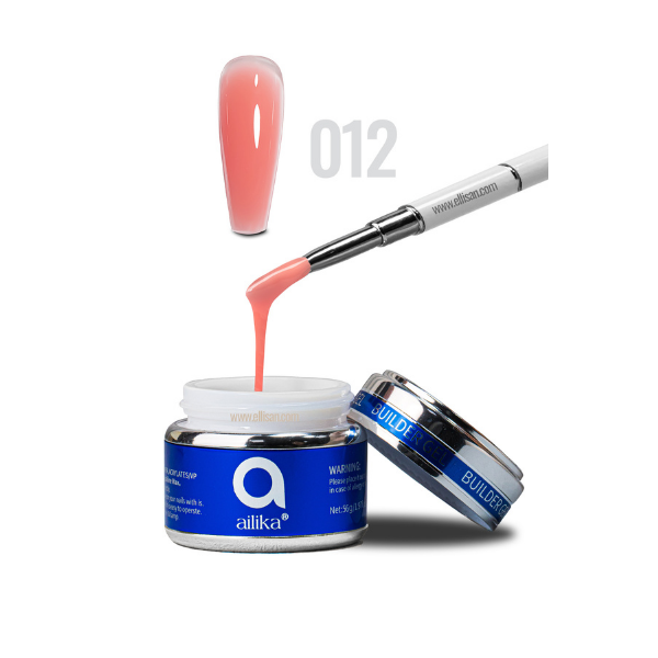 Builder Gel 012 Kayısı Nude Protez Tırnak Jeli 56 ml | Ailika