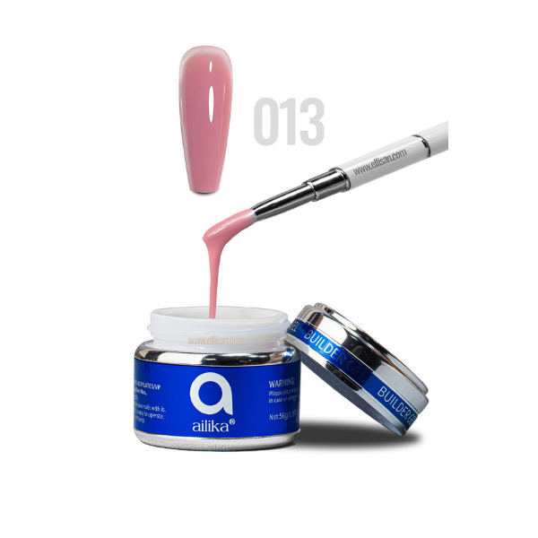 Builder Gel 013 Yumuşak Pudra Gül Protez Tırnak Jeli 56 ml | Ailika