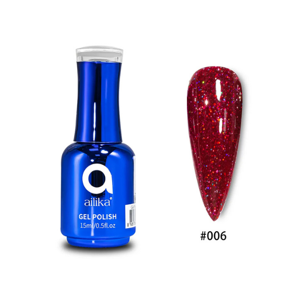 Disco Jel Kalıcı Oje 10 ml 006 Koyu Bordo | Ailika