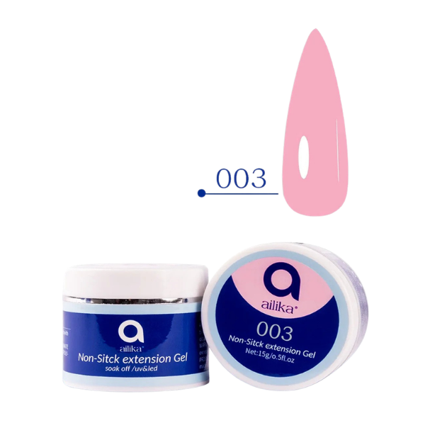 Hamur Jel Non-Stick Extension Gel 15g 003 Pembe Şeffaf | Ailika