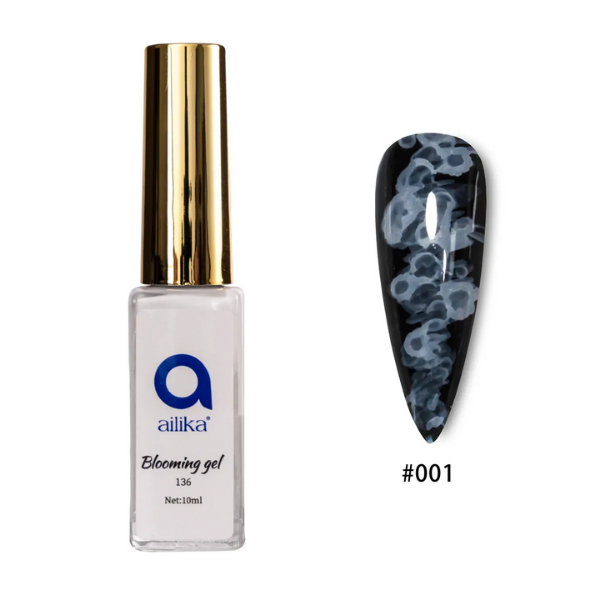 Su Damlası Kalıcı Oje 136 Soğuk Gri Ailika Water Blooming – 8 ml