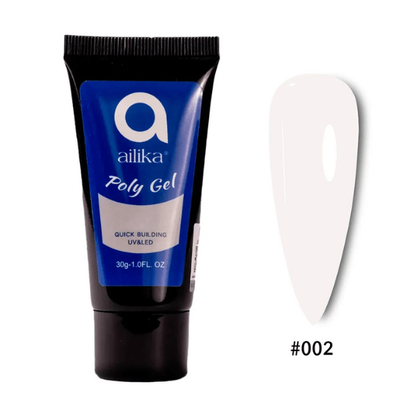 Jel Tırnak Poly Gel 30 gr 002 Beyaz | Ailika