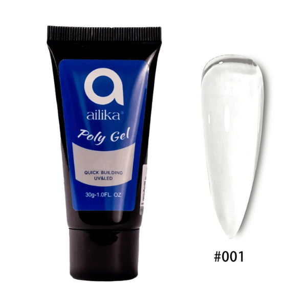 Jel Tırnak Poly Gel 30 gr 001 Şeffaf | Ailika