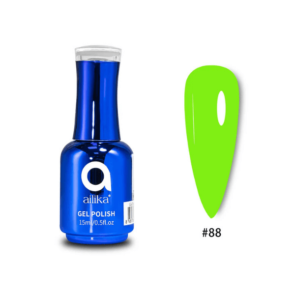 Kalıcı Oje Neon Yeşil 088 15 ml Ailika