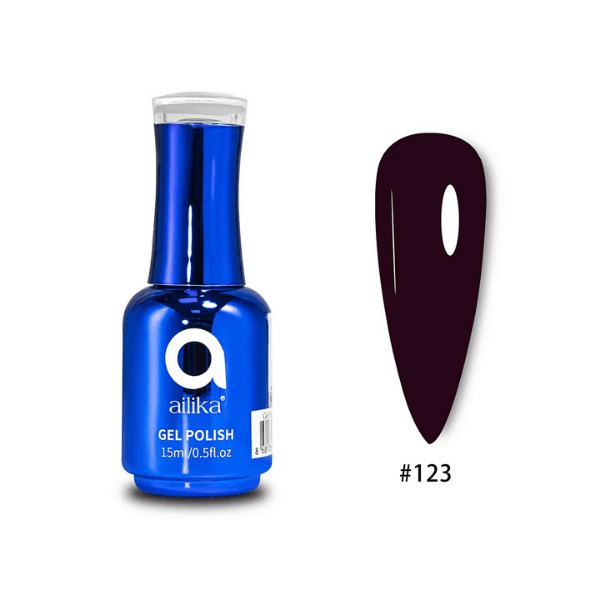 Kalıcı Oje Siyah Erik 123 15 ml Ailika