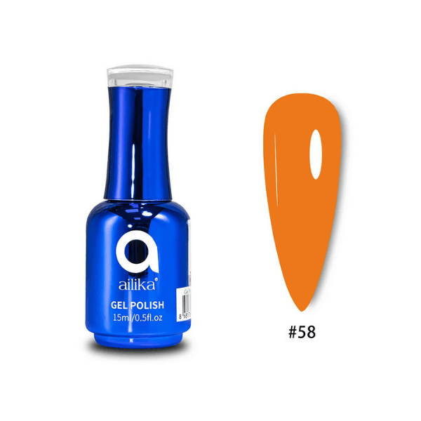 Kalıcı Oje Turuncu Amber 058 15 ml Ailika