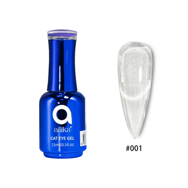 Kedi Gözü Kalıcı Oje 001 Kül Grisi Cat Eye – 15 ml | Ailika