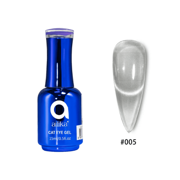 Kedi Gözü Kalıcı Oje 005 Platin Cat Eye – 15 ml | Ailika