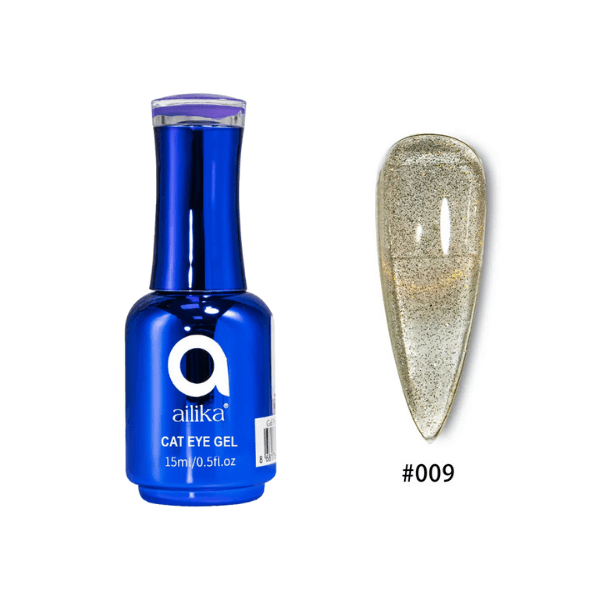 Kedi Gözü Kalıcı Oje 009 Şampanya Cat Eye – 15 ml | Ailika