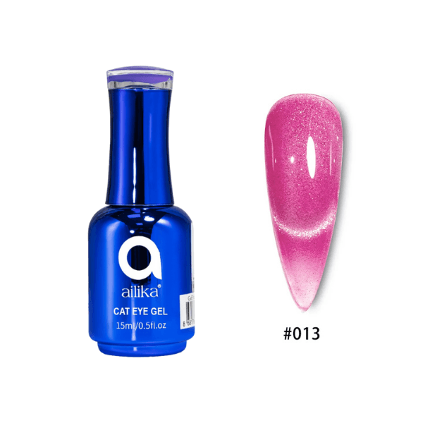Kedi Gözü Kalıcı Oje 013 Fuşya Cat Eye – 15 ml | Ailika