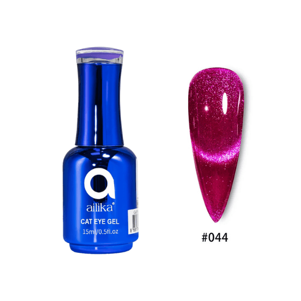 Kedi Gözü Kalıcı Oje 044 Parlak Fuşya Cat Eye – 15 ml | Ailika